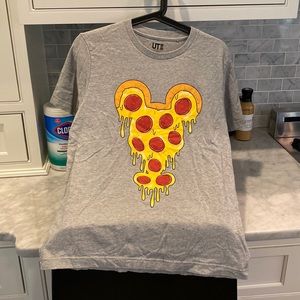 Uniqlo Mickey Pizza Shirt